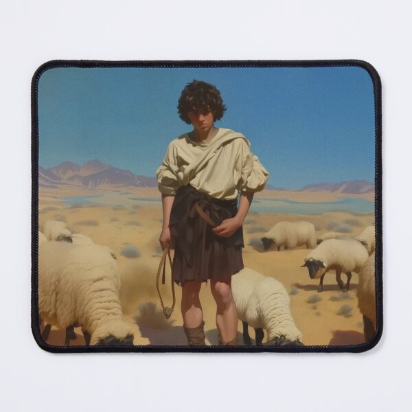 Item preview, David the shepherd boy designed and sold by SanctifiedSouls.