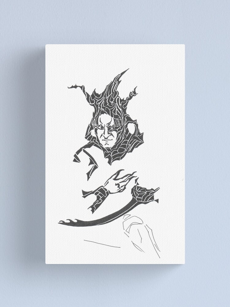 Thumbnail 1 of 3, Canvas Print, untitled designed and sold by Anthropolog.