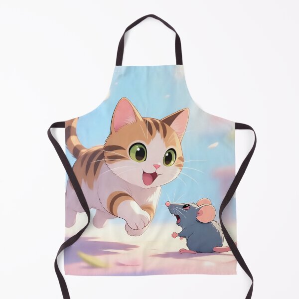 Item preview, A cute kitten chasing a mouse. designed and sold by Nomad-Maynard.