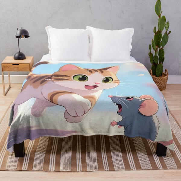 Item preview, A cute kitten chasing a mouse.  designed and sold by Nomad-Maynard.