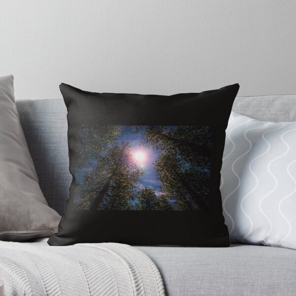 Item preview, Moonlit Canopy – Radiant Night Forest Dreamscape designed and sold by GentleWildStudio.