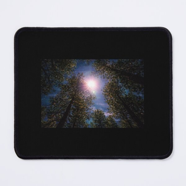 Item preview, Moonlit Canopy – Radiant Night Forest Dreamscape designed and sold by GentleWildStudio.