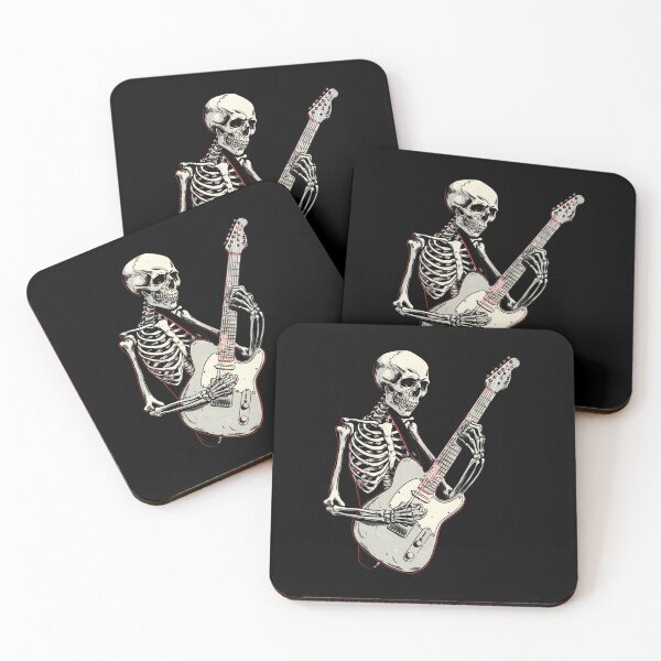 Item preview, Skeleton Playing Guitar Rock Forever designed and sold by kowaldtlbung.