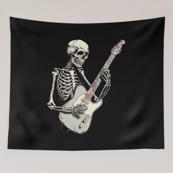 Item preview, Skeleton Playing Guitar Rock Forever designed and sold by kowaldtlbung.