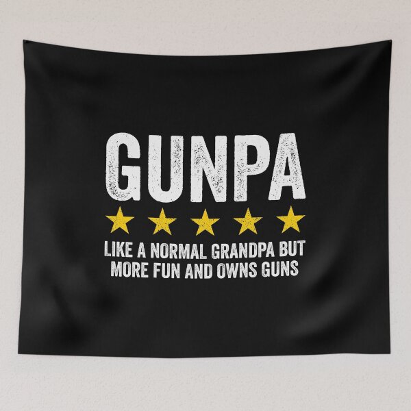 Item preview, Gunpa, Like A Normal Granpa But More Fun and Owns Guns - Funny Gun Owner Grandpa GIft designed and sold by vionartymoiz.
