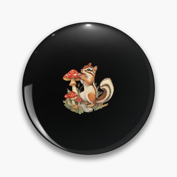 Item preview, Cute Cottagecore Chipmunk Mushroom Aesthetic Nature Lover designed and sold by reeneregen.