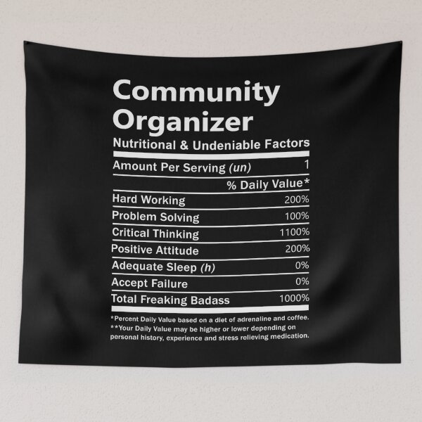 Item preview, Community Organizer designed and sold by aqnkkalw83.