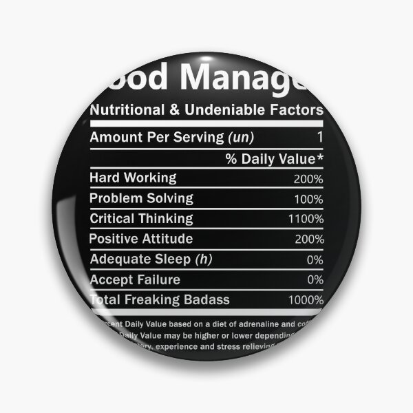 Item preview, Food Manager designed and sold by SperryRoger.