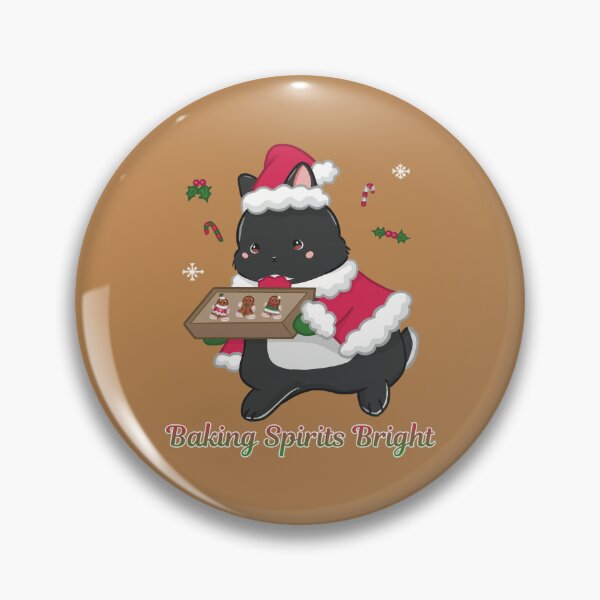 Artikelvorschau, Niedlicher Weihnachtshase backt Lebkuchenmann – Kawaii-Weihnachtsmotiv entworfen und verkauft von MikaKawaiiArt.