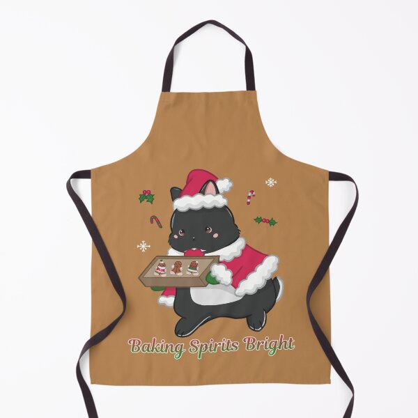 Item preview, Cute Christmas Bunny Baking Gingerbread Man Kawaii Holiday designed and sold by MikaKawaiiArt.