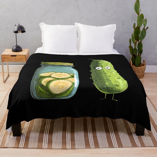Item preview, Funny Pickle Cartoon Cucumber Jar Of Sliced Pickles designed and sold by kowaldtlbung.