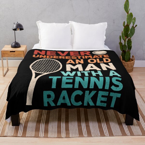 Item preview, Never Underestimate An Old Man With A Tennis Racket Tennis designed and sold by knjisapueyesq.