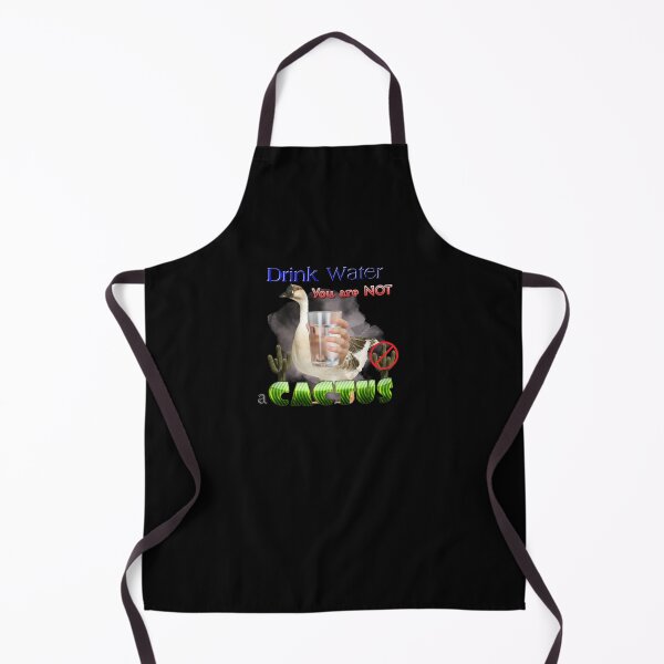 Item preview, Drink Water You Are Not a Cactus – Funny Goose Meme Word Art designed and sold by lexthelord.