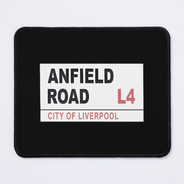 Item preview, Anfield Road Liverpool Street Signpng, Merch By Amazon, Redbubble, Teepublic, Limited Edition, Perf designed and sold by HalloFrogs.