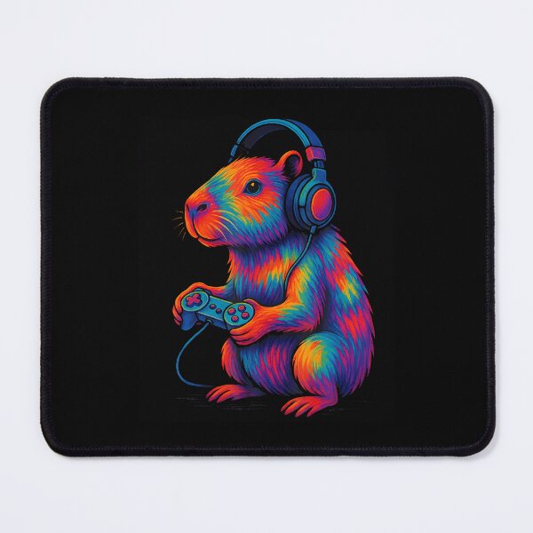 Artikelvorschau, Capybara Lustige Videospiele Capybara Tie Dye entworfen und verkauft von reeneregen.