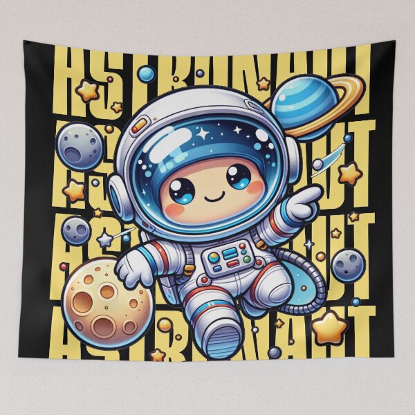 Item preview, Astronaut Adventure Cute Space Explorer designed and sold by RynTheArtist.