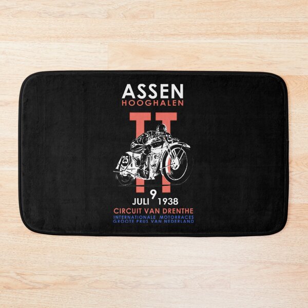Item preview, Tt Circuit Assen Hooghalen Motor Racing Art, Merch By Amazon, Redbubble, Teepublic, Limited Edition designed and sold by HalloFrogs.