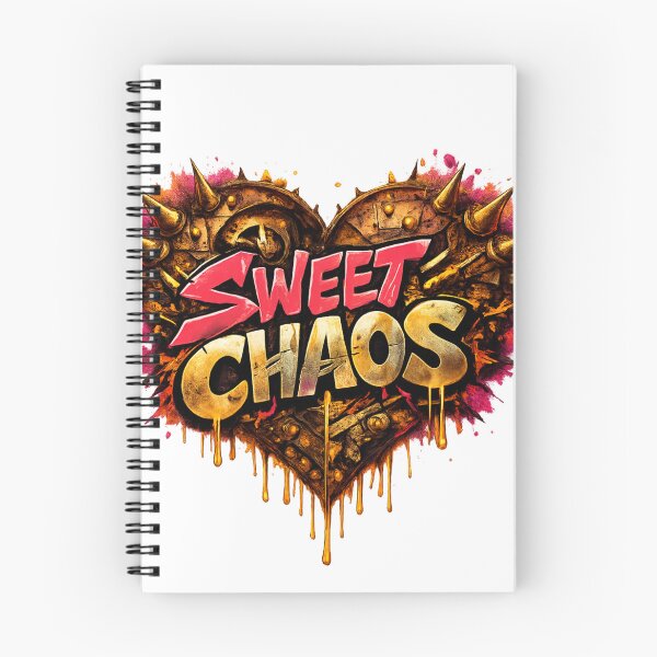 Item preview, Sweet Chaos – Spiked Heart Graffiti Art designed and sold by The Crimson Halo.