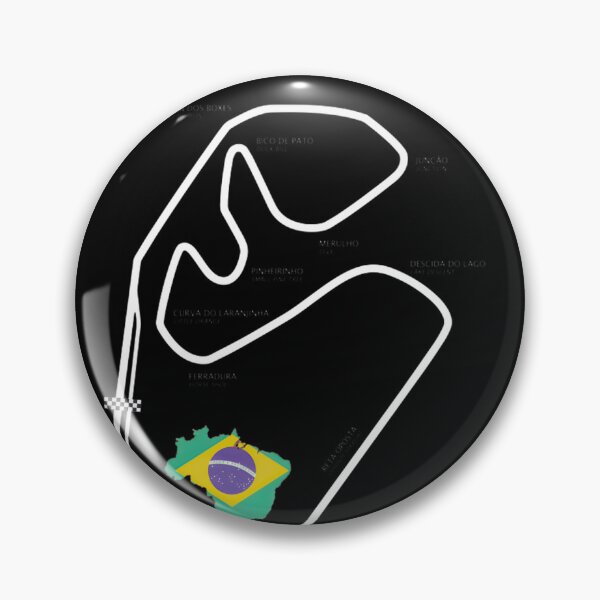 Artikelvorschau, Rennstrecke Interlagos, Brasilien – Design, Merchandise von Amazon, Redbubble, Teepublic, limitierte Auflage entworfen und verkauft von OddlyUpliftings.