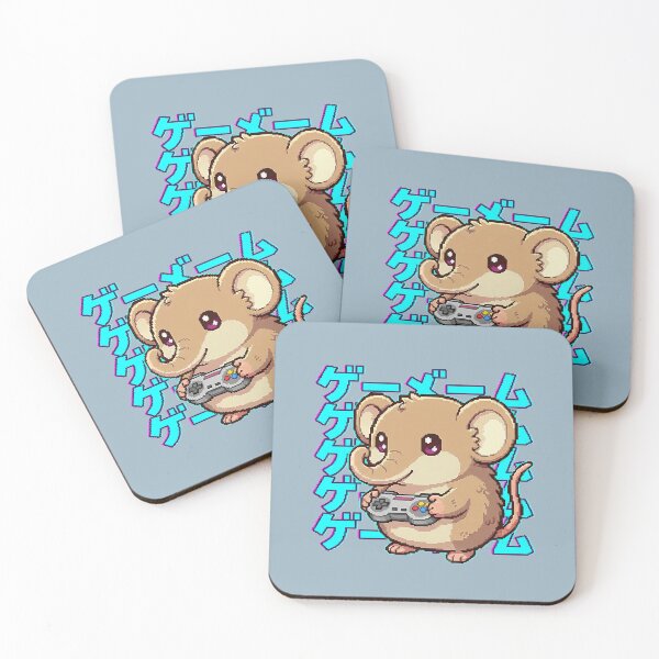 Item preview, cute elephant shrew playing a game in pixel world ! designed and sold by Virtual-Studio-Geebaki.