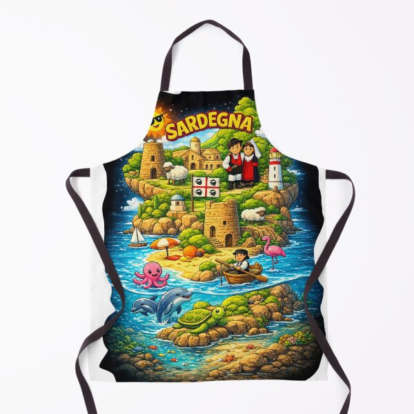 Item preview, Sardegna Fantasy Mediterranean Island – Tradition, Sea and Legend designed and sold by Arte Cartoon From TagTeam Group.