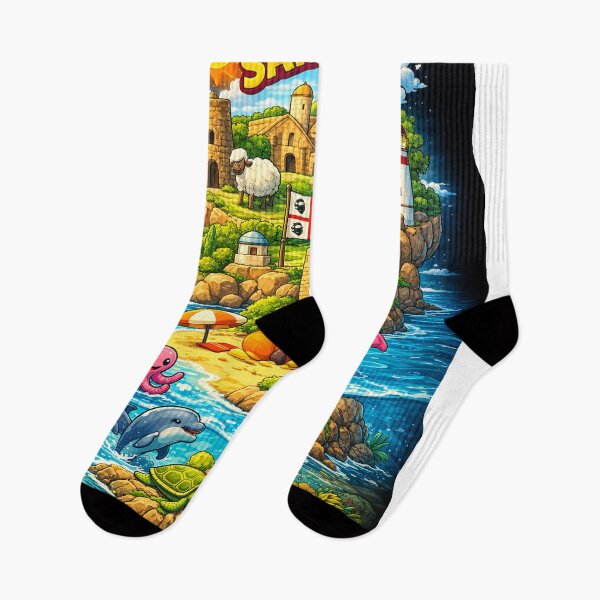 Item preview, Sardegna Fantasy Mediterranean Island – Tradition, Sea and Legend designed and sold by Arte Cartoon From TagTeam Group.
