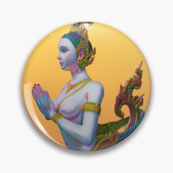 Item preview, Thailand Kinnaree Oil paint Style designed and sold by Linklandiya.