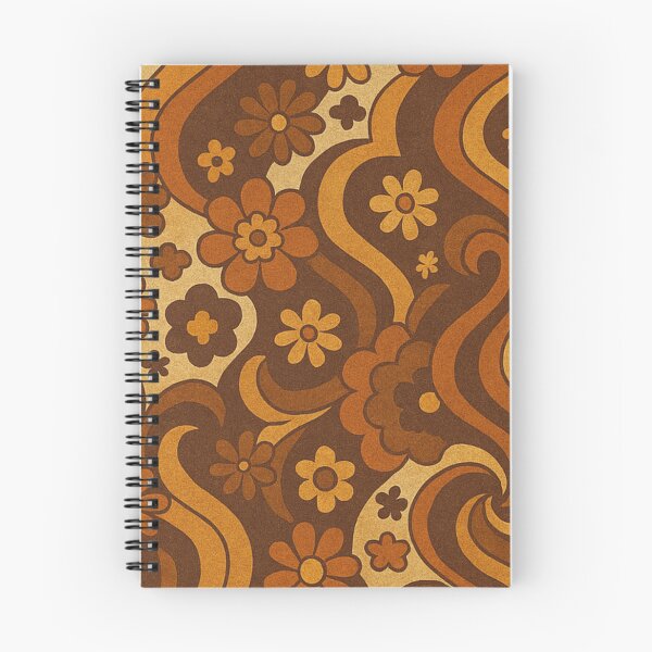 Item preview, Groovy Garden – 1970s Floral Swirl Pattern designed and sold by VoniBlue.
