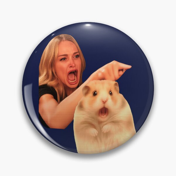 Item preview, Woman Yelling at Shocked Hamster designed and sold by The Art by Rossouw.