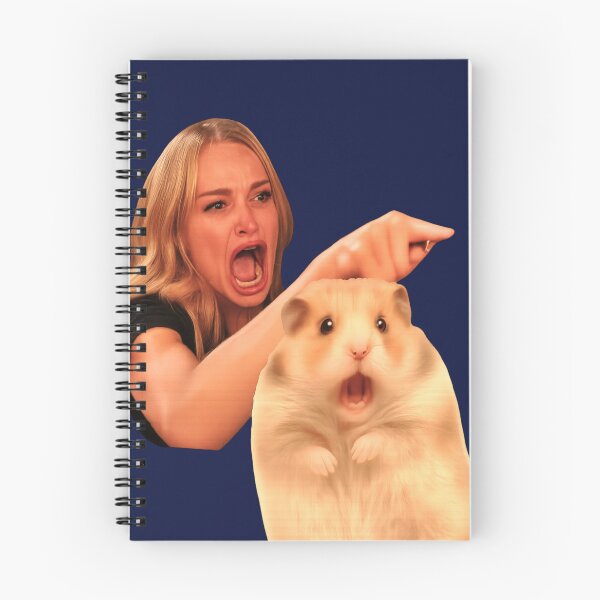 Item preview, Woman Yelling at Shocked Hamster designed and sold by The Art by Rossouw.