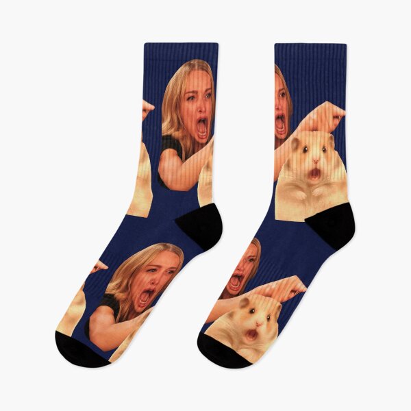 Item preview, Woman Yelling at Shocked Hamster designed and sold by The Art by Rossouw.