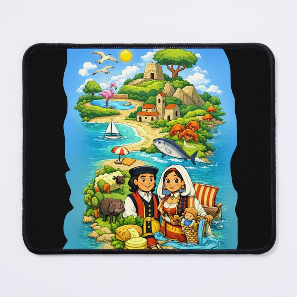 Item preview, Sardinia Fantasy Island – Tradition, Sea and Legend designed and sold by Arte Cartoon From TagTeam Group.