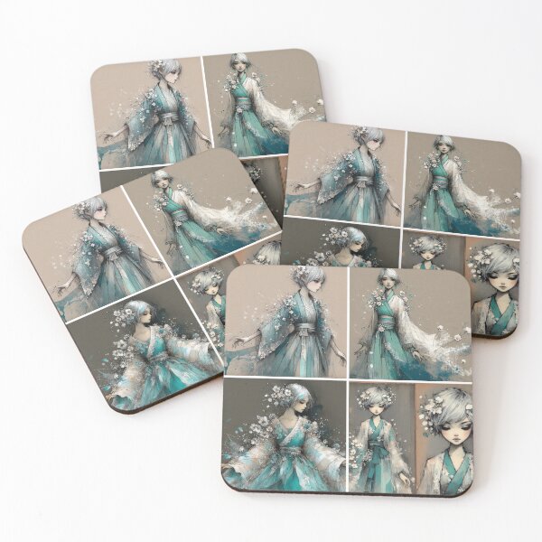 Item preview, Turquoise Girl designed and sold by Beyondnote-Art.