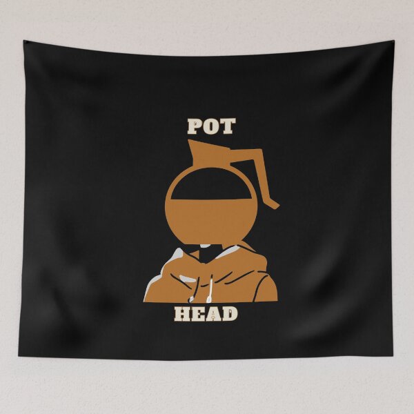 Item preview, Pot Head - Coffee Pot Head Silhouette Pun designed and sold by IdiomsIcons.