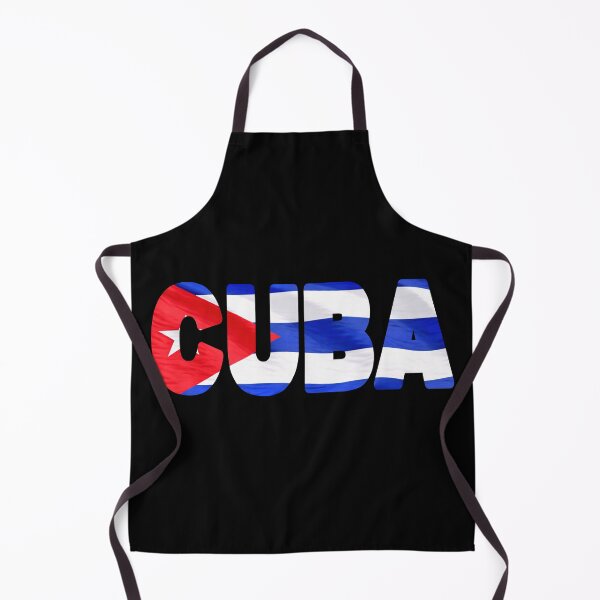 Item preview, CUBA - Flag Flying in Wind cut to Letters Souvenir Sticker Shirt designed and sold by Adam Gormley.