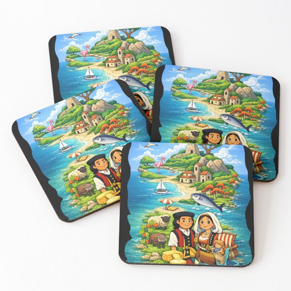 Item preview, Sardinia Island – Tradition, Sea and Legend designed and sold by Arte Cartoon From TagTeam Group.