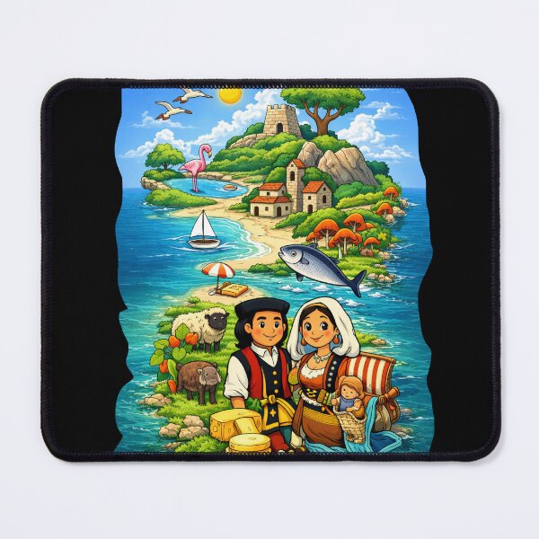 Item preview, Sardinia Island – Tradition, Sea and Legend designed and sold by Arte Cartoon From TagTeam Group.