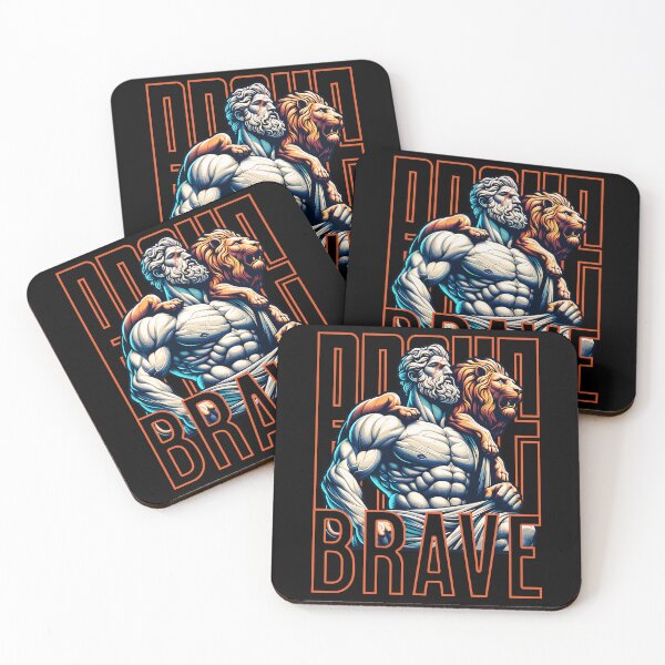Item preview, Bold Brave Strength Lion Warrior designed and sold by RynTheArtist.