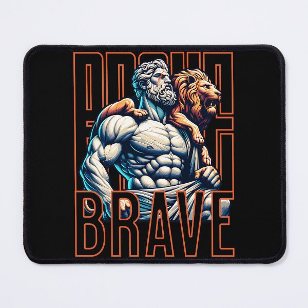 Item preview, Bold Brave Strength Lion Warrior designed and sold by RynTheArtist.