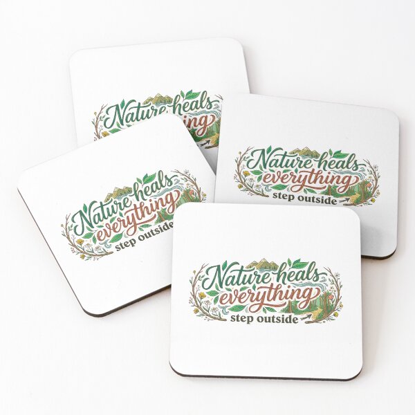 Item preview, Nature Heals Everything | Mindful Outdoors Nature Inspired designed and sold by typoinspired.