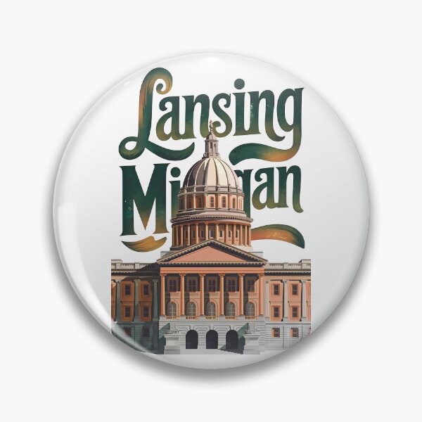 Item preview, Lansing, Michigan, Lansing Michigan designed and sold by MoMidoStore.