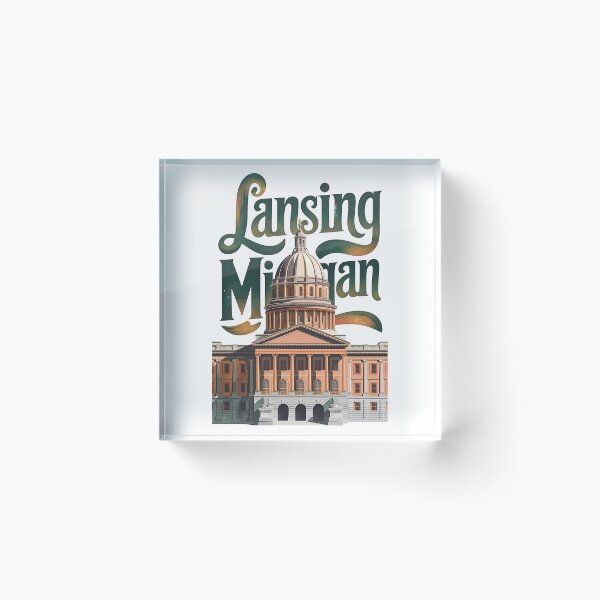 Item preview, Lansing, Michigan, Lansing Michigan designed and sold by MoMidoStore.