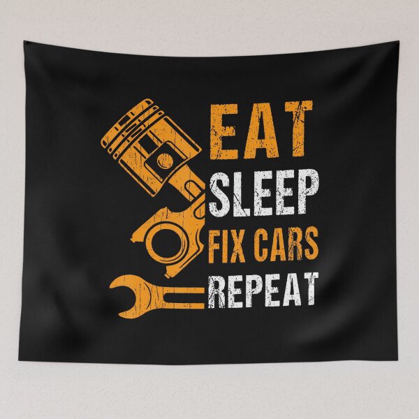 Item preview, Mechanic- Funny Kid Eat Sleep Fix Cars Repeat designed and sold by oglesum.