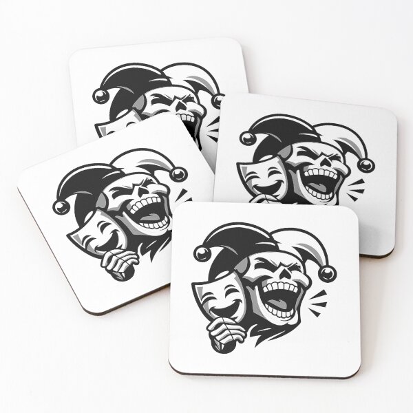 Item preview, Laughing Jester Skull designed and sold by Motiva100.