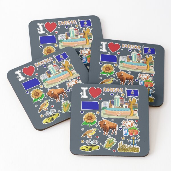 Item preview, Kansas Pride, Ultimate State Symbols & Icons Sticker Pack designed and sold by mashmosh.