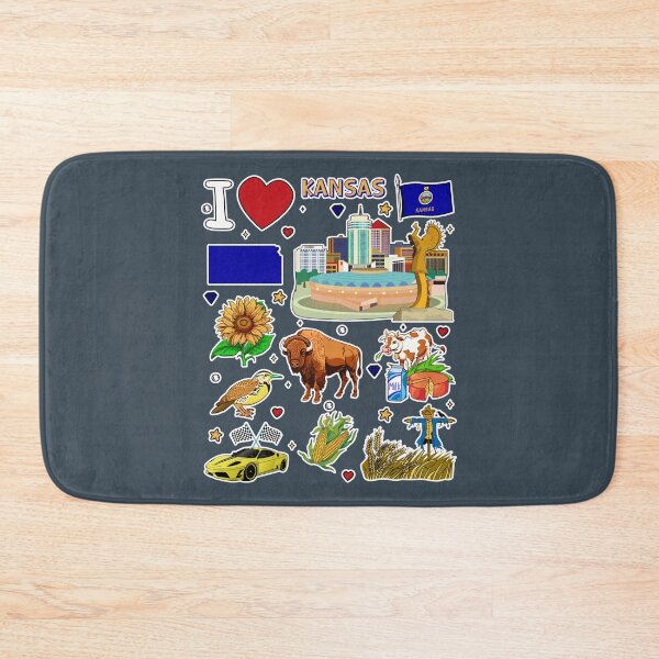 Item preview, Kansas Pride, Ultimate State Symbols & Icons Sticker Pack designed and sold by mashmosh.