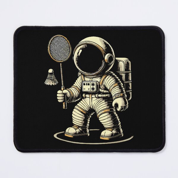Item preview, Astronaut Badminton Player Shuttlecock designed and sold by oglesum.