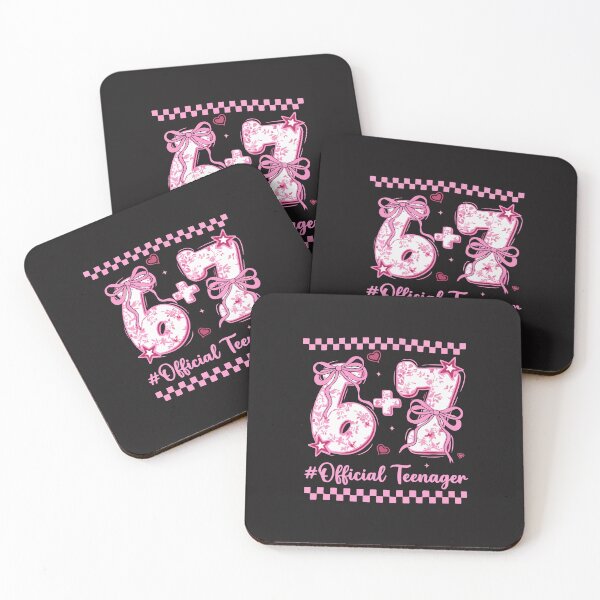 Item preview, 13th Birthday Official Teenager Cute Pink Six Seven Design designed and sold by kiralynstration.