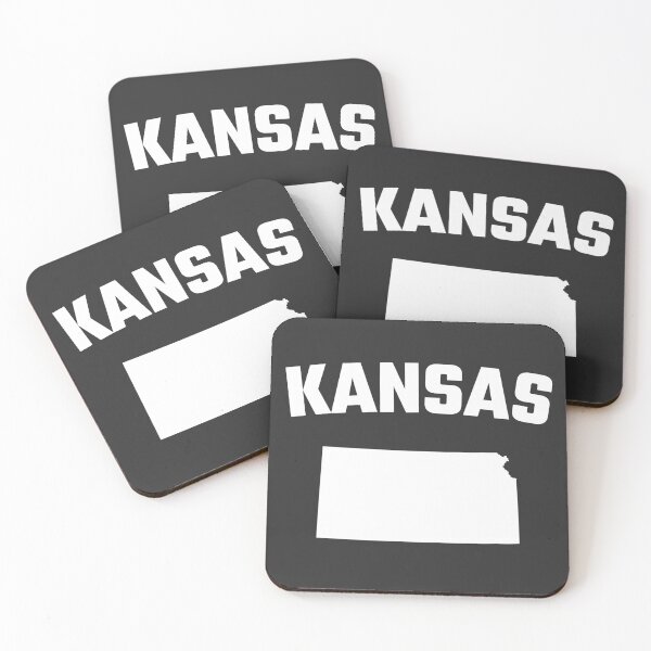 Item preview, Kansas Home State | Bold White Silhouette Design designed and sold by mashmosh.
