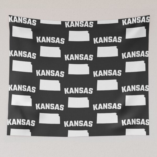 Item preview, Kansas Home State | Bold White Silhouette Design designed and sold by mashmosh.